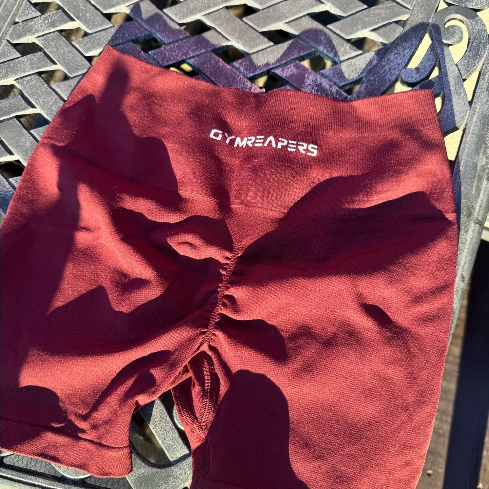 Women's Athletic Shorts - Maroon